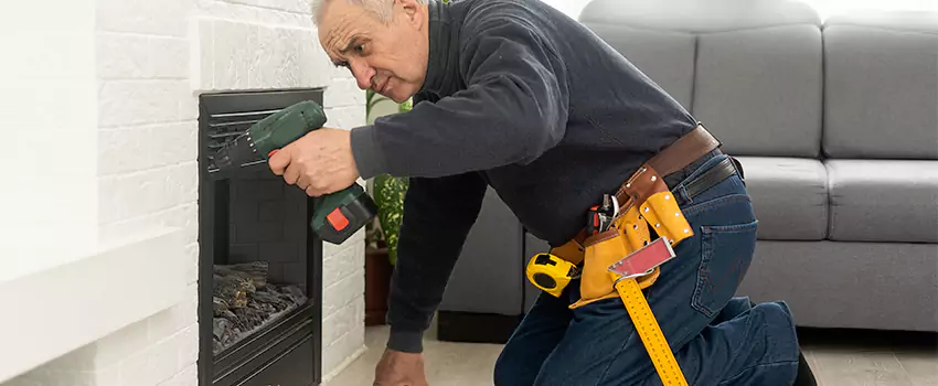 New Indoor Fireplace Installation in Coon Rapids, Minnesota