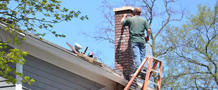 Vinyl and PVC Chimney Flashing Installation in Coon Rapids, MN