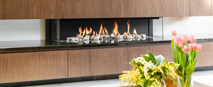 Double-height Fireplace Design Refurbishment in Coon Rapids, Minnesota